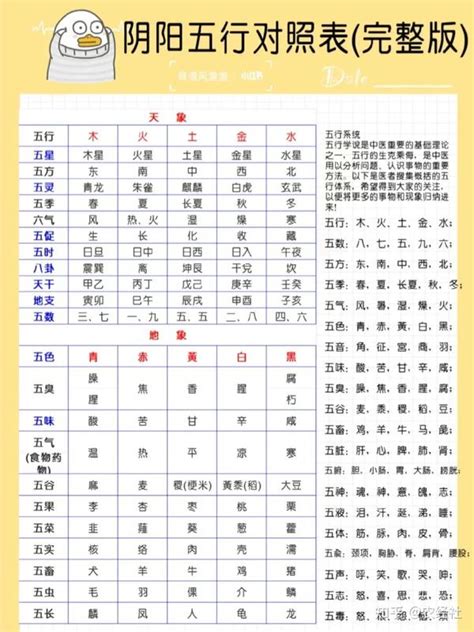 9 五行|1到10数字五行属性对照表